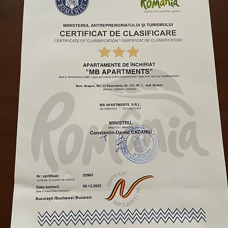Mb Apartments 2 Брашов Екстериор снимка