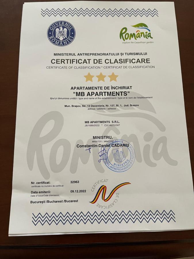 Mb Apartments 2 Брашов Екстериор снимка